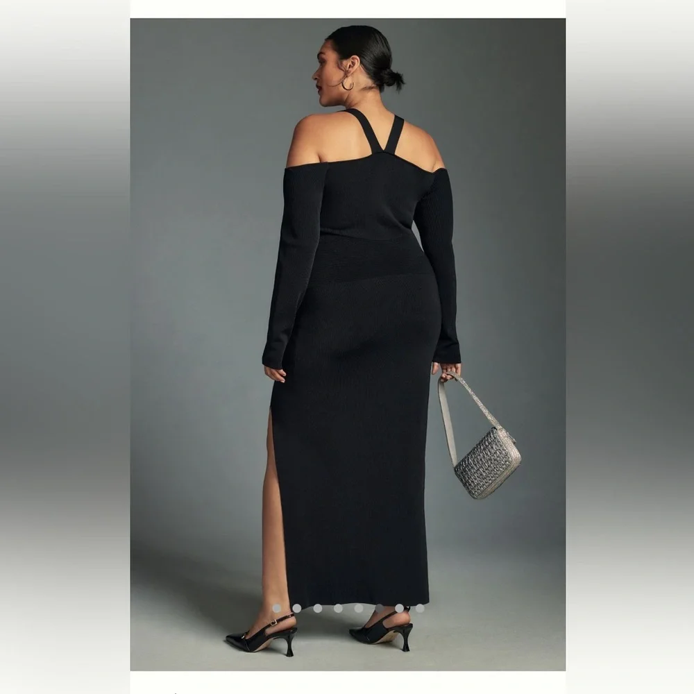 NWT Anthro Little Black Dress - Picture 2 of 11